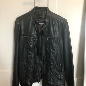 John Varvatos Leather Jacket size L